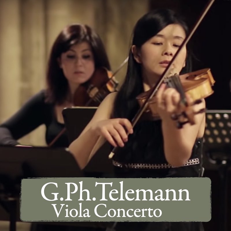 Tomoe Telemann Baroque Viola Concerto